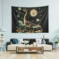 thumbnail image 1 of Yayeee Tapestry Wall Hanging for Bedroom 80" x 60" Living Room Home Wall Art Decor, Black Dinosaur, 1 of 7