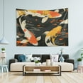 thumbnail image 1 of Yayeee Tapestry Wall Hanging for Bedroom 80" x 60" Living Room Home Wall Art Decor, Fish Pattern, 1 of 7