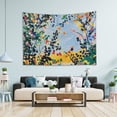 thumbnail image 1 of Yayeee Tapestry Wall Hanging for Bedroom 90" x 60" Living Room Home Wall Art Decor, Colorful Leaves, 1 of 7
