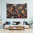 thumbnail image 1 of Yayeee Tapestry Wall Hanging for Bedroom 60" x 51" Living Room Home Wall Art Decor, Colorful Flower, 1 of 7
