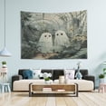 thumbnail image 1 of Yayeee Tapestry Wall Hanging for Bedroom 60" x 40" Living Room Home Wall Art Decor, Ghosts Playing In A Garden, 1 of 7