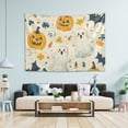 thumbnail image 1 of Yayeee Tapestry Wall Hanging for Bedroom 60" x 40" Living Room Home Wall Art Decor, Halloween Cute Ghosts, 1 of 7