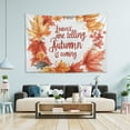 thumbnail image 1 of Yayeee Tapestry Wall Hanging for Bedroom 80" x 60" Living Room Home Wall Art Decor, Leaves Pattern, 1 of 7