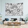 thumbnail image 1 of Yayeee Tapestry Wall Hanging for Bedroom 60" x 40" Living Room Home Wall Art Decor, Rainbows, 1 of 7