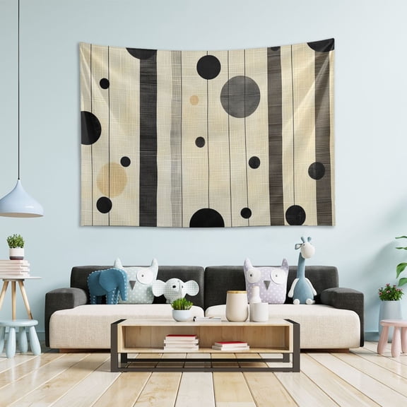 Yayeee Tapestry Wall Hanging for Bedroom 60" x 40" Living Room Home Wall Art Decor, Stripes Pattern