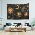 thumbnail image 1 of Yayeee Tapestry Wall Hanging for Bedroom 90" x 60" Living Room Home Wall Art Decor, Sun Moon and Stars Pattern, 1 of 7