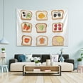 thumbnail image 1 of Yayeee Tapestry Wall Hanging for Bedroom 60" x 51" Living Room Home Wall Art Decor, Various Toasts, 1 of 7