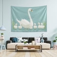 thumbnail image 1 of Yayeee Tapestry Wall Hanging for Bedroom 90" x 60" Living Room Home Wall Art Decor, White Swan, 1 of 7