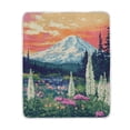 thumbnail image 1 of Yayeee Throw Blanket for Couch Soft Warm 50" x 60" Sofa Chair Bed Decoration, Floral Mountain, 1 of 7