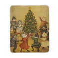 thumbnail image 1 of Yayeee Throw Blanket for Couch Soft Warm 50" x 60" Sofa Chair Bed Decoration, Party Of Cats, 1 of 7