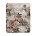 thumbnail image 1 of Yayeee Throw Blanket for Couch Soft Warm 50" x 60" Sofa Chair Bed Decoration, Red Mountain Pattern, 1 of 7