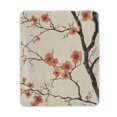 thumbnail image 1 of Yayeee Throw Blanket for Couch Soft Warm 60" x 80" Sofa Chair Bed Decoration, Light Red Flowers, 1 of 7