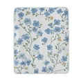 thumbnail image 1 of Yayeee Throw Blanket for Couch Soft Warm 50" x 60" Sofa Chair Bed Decoration, Forget Me Not, 1 of 7