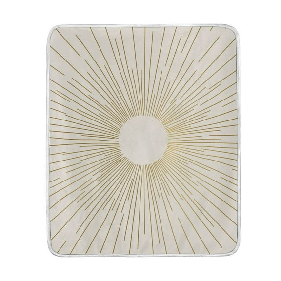 Yayeee Throw Blanket for Couch Soft Warm 50" x 60" Sofa Chair Bed Decoration, Sunshine