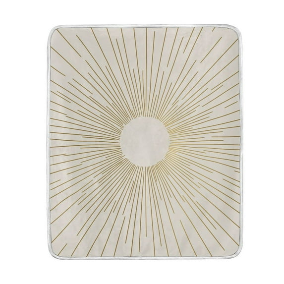 Yayeee Throw Blanket for Couch Soft Warm 50" x 60" Sofa Chair Bed Decoration, Sunshine