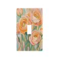 thumbnail image 1 of Yayeee Toggle Light Switch Wall Plate 1-Gang 4.5"x2.7" Home Decorative Outlet Cover, Abstract Floral Art, 1 of 7