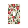 thumbnail image 1 of Yayeee Toggle Light Switch Wall Plate 1-Gang 4.5"x2.7" Home Decorative Outlet Cover, Apple Leaves Pattern, 1 of 7