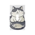 thumbnail image 1 of Yayeee Toggle Light Switch Wall Plate 1-Gang 4.5"x2.7" Home Decorative Outlet Cover, Black Cute Cat, 1 of 7