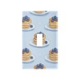 thumbnail image 1 of Yayeee Toggle Light Switch Wall Plate 1-Gang 4.5"x2.7" Home Decorative Outlet Cover, Blueberry Pancake Pattern, 1 of 7