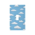 thumbnail image 1 of Yayeee Toggle Light Switch Wall Plate 1-Gang 4.5"x2.7" Home Decorative Outlet Cover, Cartoon Cloud Pattern, 1 of 7