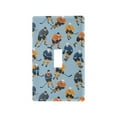 thumbnail image 1 of Yayeee Toggle Light Switch Wall Plate 1-Gang 4.5"x2.7" Home Decorative Outlet Cover, Cartoon Hockey Pattern, 1 of 7