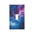 thumbnail image 1 of Yayeee Toggle Light Switch Wall Plate 1-Gang 4.5"x2.7" Home Decorative Outlet Cover, Galaxy Pattern, 1 of 7
