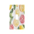 thumbnail image 1 of Yayeee Toggle Light Switch Wall Plate 1-Gang 4.5"x2.7" Home Decorative Outlet Cover, Grapefruit Slices, 1 of 7