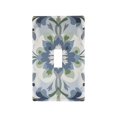 thumbnail image 1 of Yayeee Toggle Light Switch Wall Plate 1-Gang 4.5"x2.7" Home Decorative Outlet Cover, Green Floral, 1 of 7