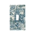 thumbnail image 1 of Yayeee Toggle Light Switch Wall Plate 1-Gang 4.5"x2.7" Home Decorative Outlet Cover, Green Flourishing Garden, 1 of 7