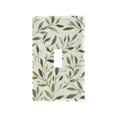 thumbnail image 1 of Yayeee Toggle Light Switch Wall Plate 1-Gang 4.5"x2.7" Home Decorative Outlet Cover, Lush Greenery, 1 of 7