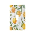 thumbnail image 1 of Yayeee Toggle Light Switch Wall Plate 1-Gang 4.5"x2.7" Home Decorative Outlet Cover, Orange Bees, 1 of 7