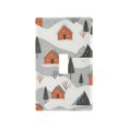 thumbnail image 1 of Yayeee Toggle Light Switch Wall Plate 1-Gang 4.5"x2.7" Home Decorative Outlet Cover, Orange Cartoon Houses, 1 of 7