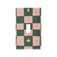 thumbnail image 1 of Yayeee Toggle Light Switch Wall Plate 1-Gang 4.5"x2.7" Home Decorative Outlet Cover, Pink Abstract, 1 of 7