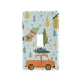 thumbnail image 1 of Yayeee Toggle Light Switch Wall Plate 1-Gang 4.5"x2.7" Home Decorative Outlet Cover, Whimsical Christmas Pattern, 1 of 7