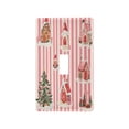 thumbnail image 1 of Yayeee Toggle Light Switch Wall Plate 1-Gang 4.5"x2.7" Home Decorative Outlet Cover, White Gingerbread Houses, 1 of 7