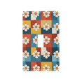 thumbnail image 1 of Yayeee Toggle Light Switch Wall Plate 1-Gang 4.5"x2.7" Home Decorative Outlet Cover, Yellow Checkered Daisy, 1 of 7