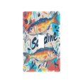 thumbnail image 1 of Yayeee Toggle Light Switch Wall Plate 1-Gang 4.5"x2.7" Home Decorative Outlet Cover, Yellow Sardines Pattern, 1 of 7