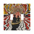thumbnail image 1 of Yayeee Toggle Light Switch Wall Plate 2-Gang 4.56"x4.48" Decorative Outlet Cover, Abstract Boat Ride, 1 of 7