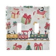thumbnail image 1 of Yayeee Toggle Light Switch Wall Plate 2-Gang 4.56"x4.48" Decorative Outlet Cover, Christmas Penguin, 1 of 7