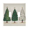 thumbnail image 1 of Yayeee Toggle Light Switch Wall Plate 2-Gang 4.56"x4.48" Decorative Outlet Cover, Hand Drawn Christmas Stars, 1 of 7