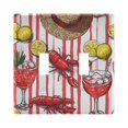 thumbnail image 1 of Yayeee Toggle Light Switch Wall Plate 2-Gang 4.56"x4.48" Decorative Outlet Cover, Red Lobster, 1 of 7
