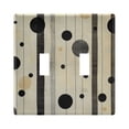 thumbnail image 1 of Yayeee Toggle Light Switch Wall Plate 2-Gang 4.56"x4.48" Decorative Outlet Cover, Stripes Pattern, 1 of 7