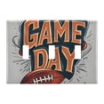 thumbnail image 1 of Yayeee Toggle Light Switch Wall Plate 3-Gang 6.37"x4.48" Decorative Outlet Cover, Game Day, 1 of 7