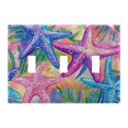 thumbnail image 1 of Yayeee Toggle Light Switch Wall Plate 3-Gang 6.37"x4.48" Decorative Outlet Cover, Gradient Starfish Pattern, 1 of 7