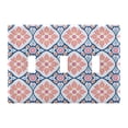 thumbnail image 1 of Yayeee Toggle Light Switch Wall Plate 3-Gang 6.37"x4.48" Decorative Outlet Cover, Mosaic Flowers Pattern, 1 of 7