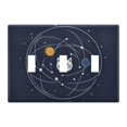 thumbnail image 1 of Yayeee Toggle Light Switch Wall Plate 3-Gang 6.37"x4.48" Decorative Outlet Cover, White Cat Planet, 1 of 7