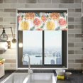 thumbnail image 1 of Yayeee Kitchen Valance Rod Pocket 54" x 18" Living Room Window Curtain, Candy Grapefruit Slices, 1 of 6