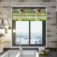 thumbnail image 1 of Yayeee Kitchen Valance Rod Pocket 54" x 18" Living Room Window Curtain, Colorful Martini, 1 of 6