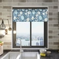 thumbnail image 1 of Yayeee Kitchen Valance Rod Pocket 54" x 18" Living Room Window Curtain, Easter Eggs, 1 of 6