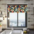 thumbnail image 1 of Yayeee Kitchen Valance Rod Pocket 54" x 18" Living Room Window Curtain, Green Clover Pattern, 1 of 6